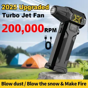 200000rpm High-Speed Blower with Electric Display, Mini Dust Removal Tool, Efficient Cleaning for Home & Office Use
