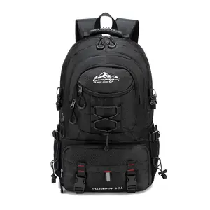 Outdoor-Ready High Capacity Backpack - Heavy Duty Casual Men's Bag for Students, Weekend Hikes, and Business Commutes, Featuring Breathable Mesh Back and Multi-Point Weight Distribution