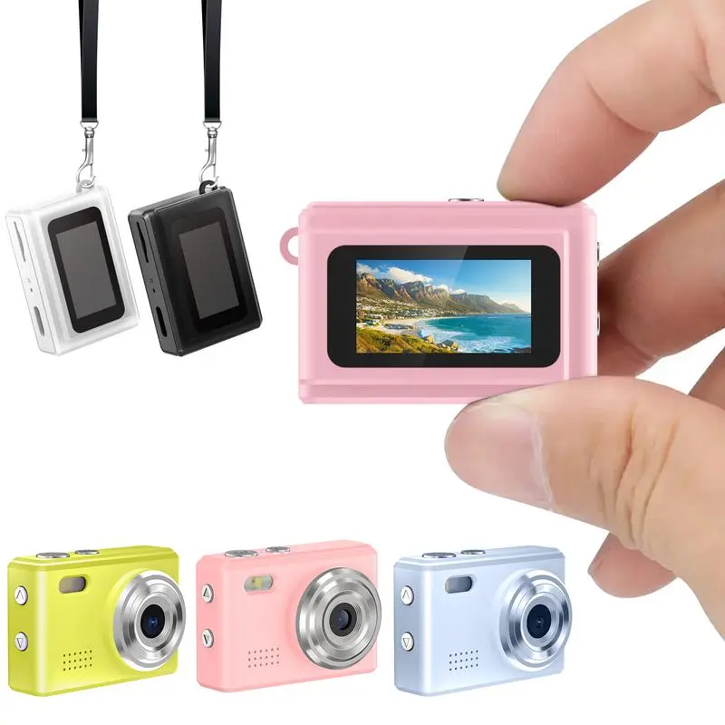 【Clearance Sale】Keychain Camera,Mini Retro  camera, compact and exquisite  small digital camera recorder with LED flash, portable travel thumb camera for life recording, suitable for going out Tech Gadgets Video