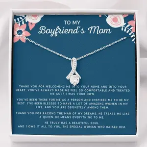 Generic Gift to My Boyfriend's Mom Necklace with Gift Box 139 Standard Box
