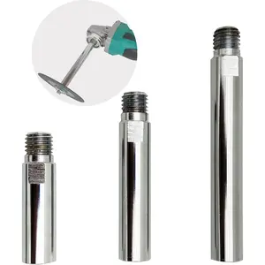 5/8"-11 Thread Angle  Extension Shaft Set Connecting Rotary Rod  Polishing Adapter of 3 count, 3 inch, 3.9inch, 5.5inch