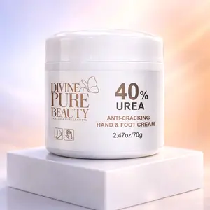Divine Pure Beauty Anti-Cracking Hand & Foot Cream 40% Urea 2.47oz/70g for Soft & Smooth Skin