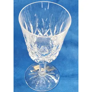 Signed Waterford CUT GLASS Lismore  goblet  crystal Ireland