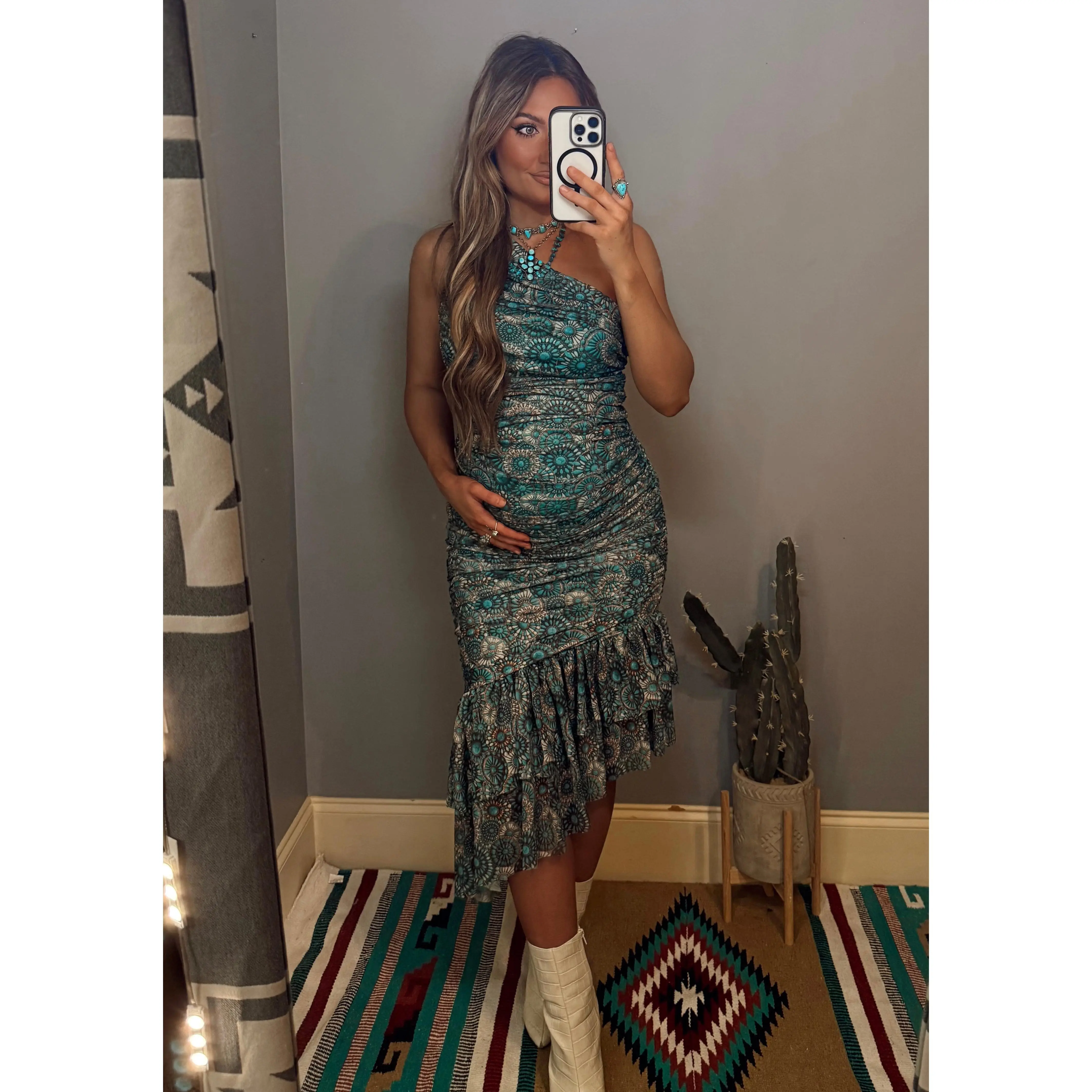 The Turquoise Concho Dress The Turquoise Concho Dress