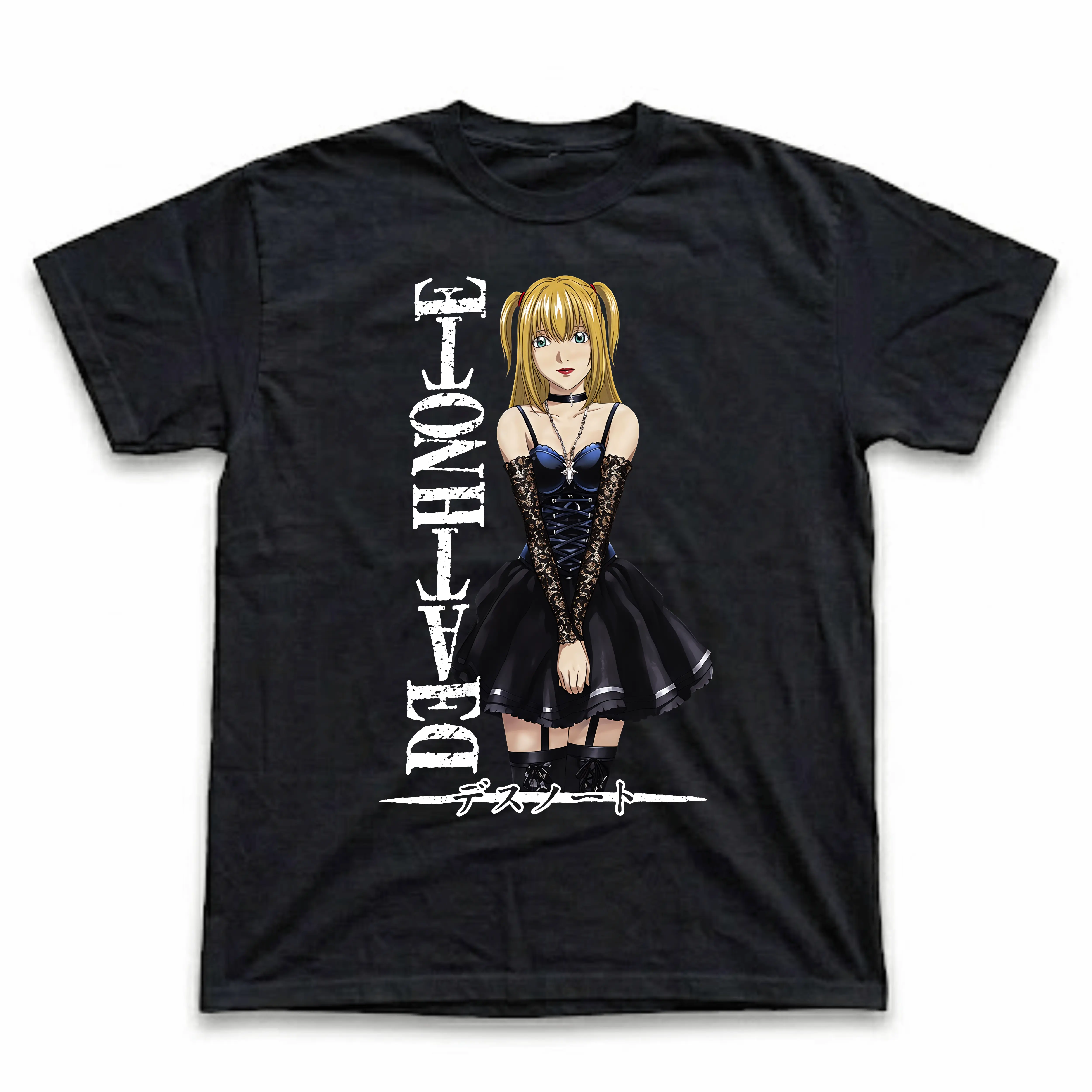 2026 New Unisex Crewneck Tee Everyday Comfort Shirt Gildan Men's and Women's T-Shirt, Vintage Death Note Graphic Tee, Misa Amane T-Shirt, Retro Aesthetic Shirt, Unisex Gift Manga Anime Shirt, Gothic Grunge Y2K Emo Scene Amity Affliction Style Clothes