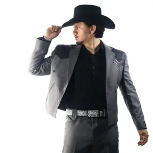 Traje Caporal Toledo Gris Piel Gravada