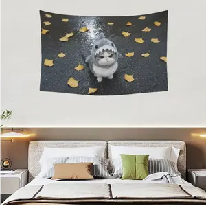2D Plane – [2D Plane Printing] – Printed tapestry, side view, room wall decoration, non-illuminated, suitable for living rooms, meditation, offices; ideal for holiday gifts.