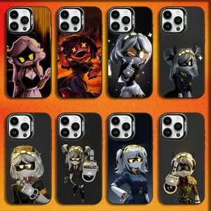 Phone Case For iPhone17, 16,15,14,13,12,11,Mini,Pro,E,MAX Black Candy Matte Shockproof Cartoon M-Murder Drones UZI Cover