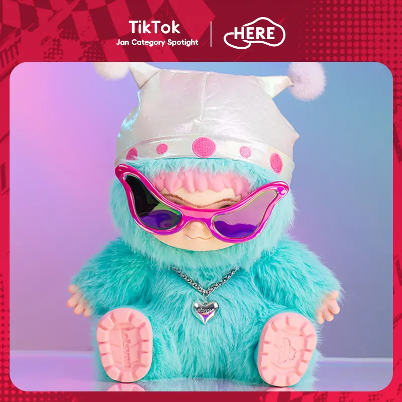 WAKUKU Fuzzy Trendy Fun Party Plus SUPER FUTURE plush toy