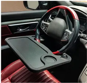 Car Steering Wheel Desk,Multi-Function Car Table & Computer Tray,Universal Food Tray for Most Vehicles