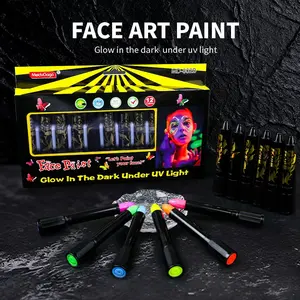 COLORARTS 12 Pcs Washable Face Crayons Non Toxic Sensitive Skin Safe Easy to Apply Perfect for Kids Parties Playtime and Creative Projects