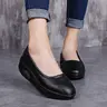 Sosenfer Women's Fashion Laceless Elastic Dry-Feet Knit Nursing Footwear - Non-Slip Light Platform Low-Top Slip-On, Arch Support Technology, Round Toe Minimalist Casual Trainers, All Seasons Use, 2989