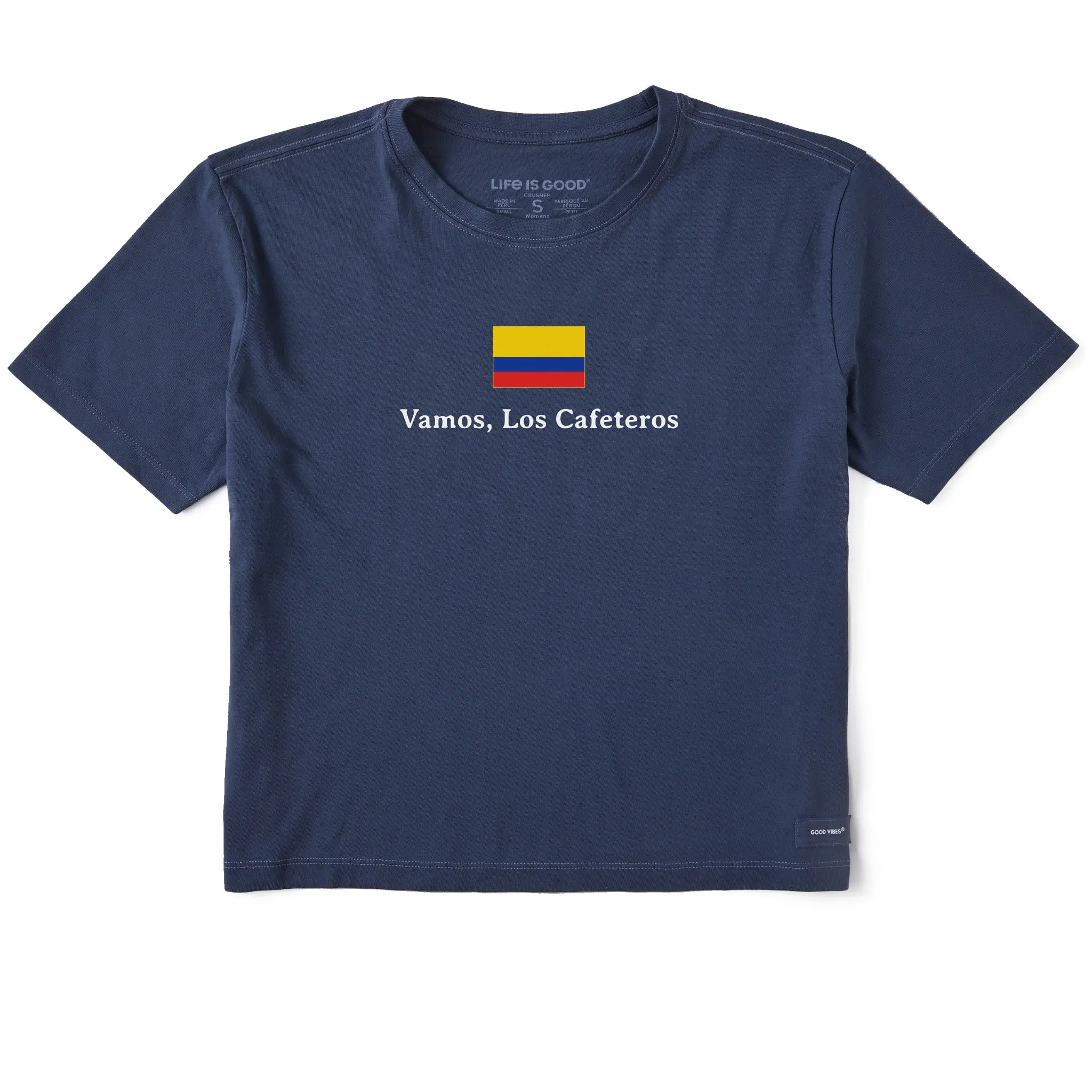 Women's Colombia Cafeteros Short Sleeve Crusher Boxy Tee