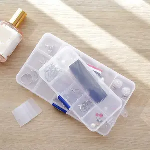 3pcs Transparent Jewelry Organizer Boxes, Ear Studs and Earrings Storage Solution, Stackable Multi-Compartment Design for Neat Organization