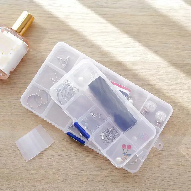 3pcs Transparent Jewelry Organizer Boxes, Ear Studs and Earrings Storage Solution, Stackable Multi-Compartment Design for Neat Organization, Space Saving Storage, Clear Organizer