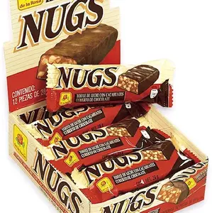 NUGS Box of 12 Pieces of Chocolates - Snack Multipack with Chocolate Flavor