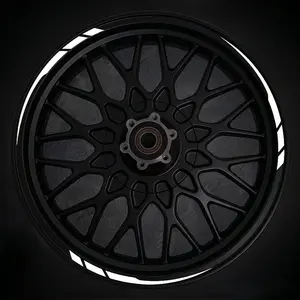 Universal Wheel Rim Decals - Precision Cut Vinyl Striping for Motorcycles & Cars