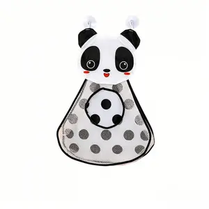 Cartoon-themed Hanging Storage Bag, Water Toy Storage Mesh Bag, Suction Cup Hanging Household Storage Bag, Available in Various Sizes.