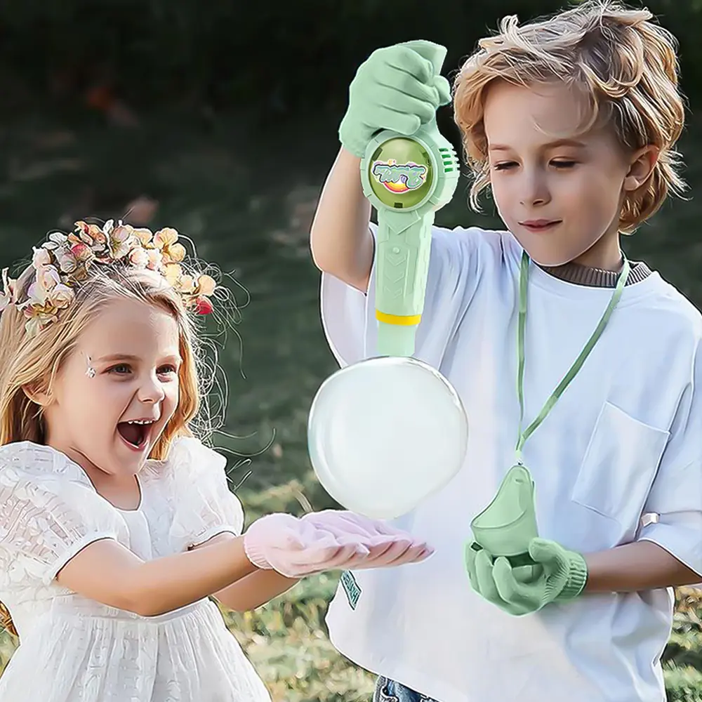 2025 New Portable Smoke Bubble Set – Handheld Fog Wand, Elastic Colorful Bubbles with Smoke Effect | Pure Water, Party Toy