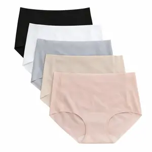 5 Pack Seamless Panties for Women – No Show, Ultra Soft & Breathable Underwear