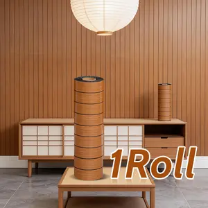 1Roll-Vinyl PVC material, waterproof, wear-resistant, stain-resistant, easy to maintain, peelable and adhesive, removable and detachable, suitable for TV backdrops, sofa backdrops, and entrance backdrops