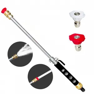 High Pressure Water Spray Gun, Garden Hose Nozzle for Car Wash, Driveway Cleaning, Plant Watering, and Yard Care
