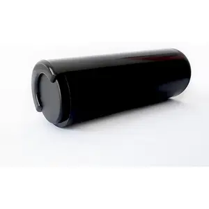 Coin Holder Tube - Holds 40+ Quarter Coins, Premium Black Plastic Coin Box, Practical Coin Dispenser Billiard Accessory