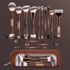 MAANGE 13pcs Makeup Brush Set with Cosmetic Bag, Foundation Brush Loose Powder Brush Blush Brush Contour Brush Concealer Brush Eyeshadow Brush Eyebrow Brush, Essential Beauty Tools Kit, Perfect for Daily Use, High-Quality Cosmetics, Makeup Brushes Set