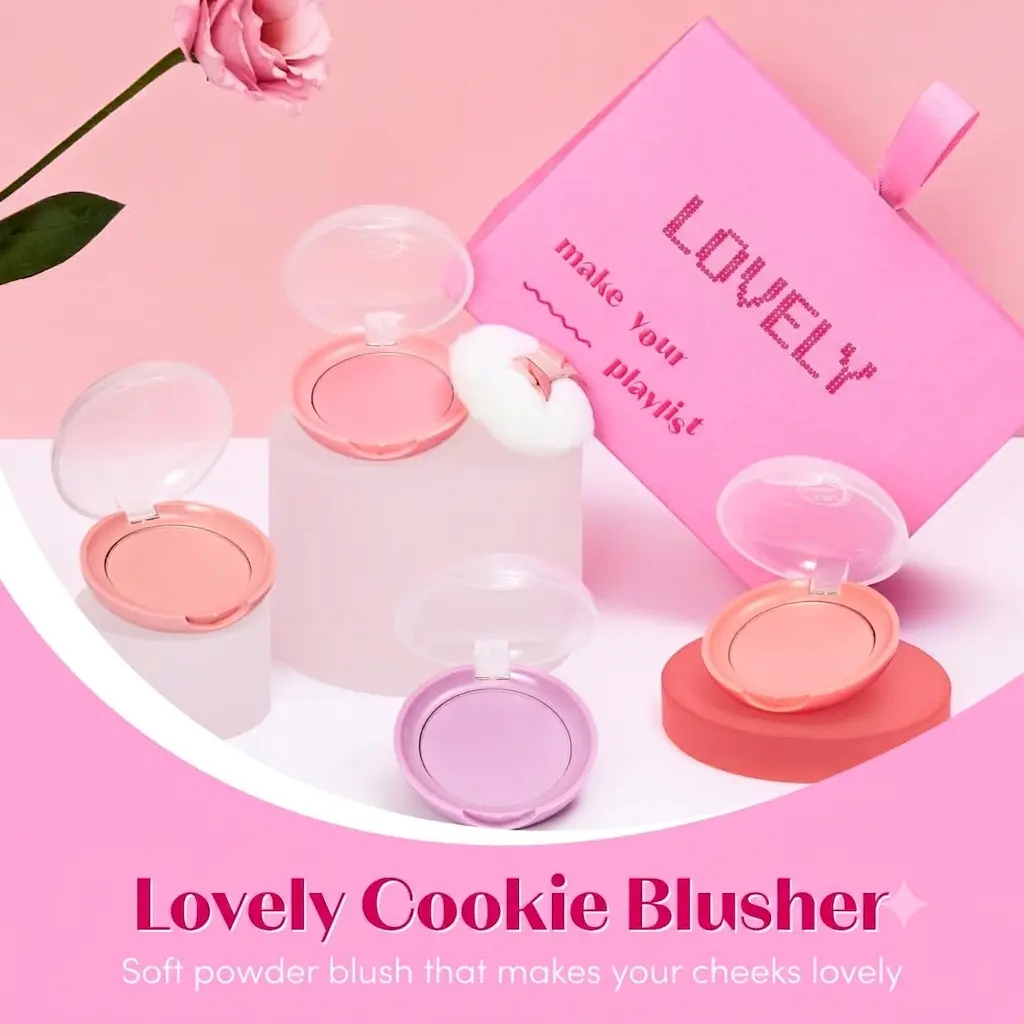 Blusher - Grapefruit Jelly 4g | Glowing & Natural Powder Blush with Long-Lasting Sebum Control | Easy Application | Korean Makeup, Kbeauty, Perfect for Gift