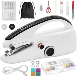 Handheld Sewing Machine Heavy Duty & Portable, 2-Speed Mini Sewing Machine with Sewing Kit & Storage Bag for Beginners, Adults, DIY, , Travel, Quick Clothing Repairs
