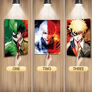 3D Poster Lenticular 12*16 inches without frame My heroe acdemic