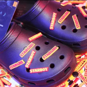 Two pack girl & boy star Jibbitz