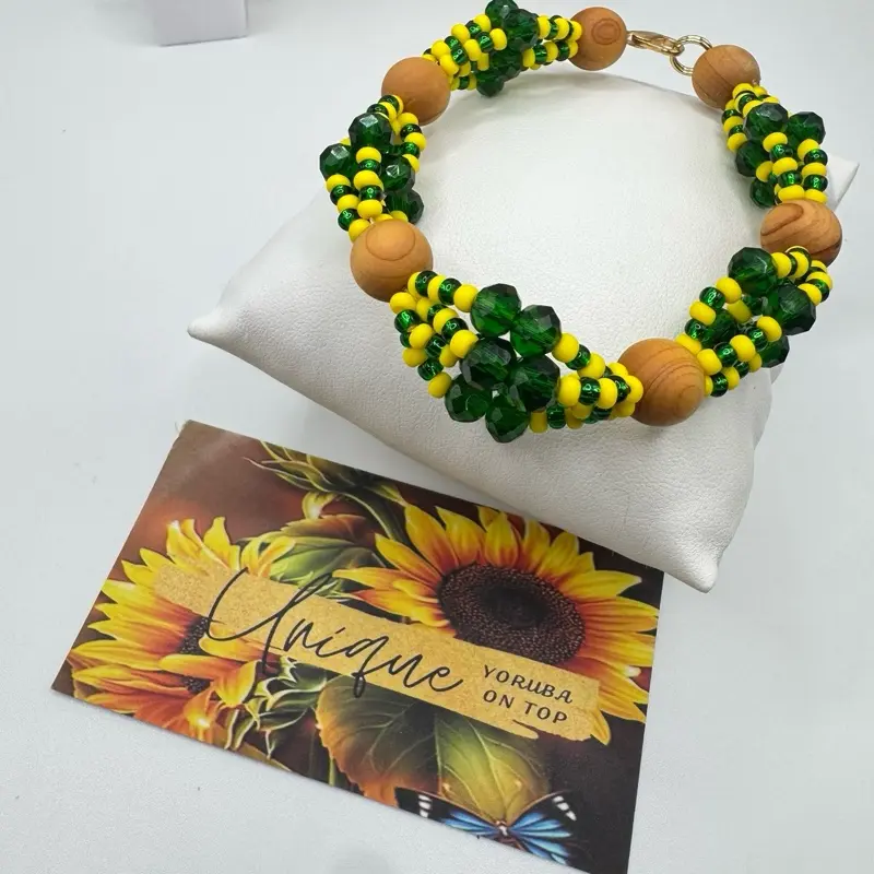 Orula bracelet for babalawo. Yoruba inspired. Please read description to order