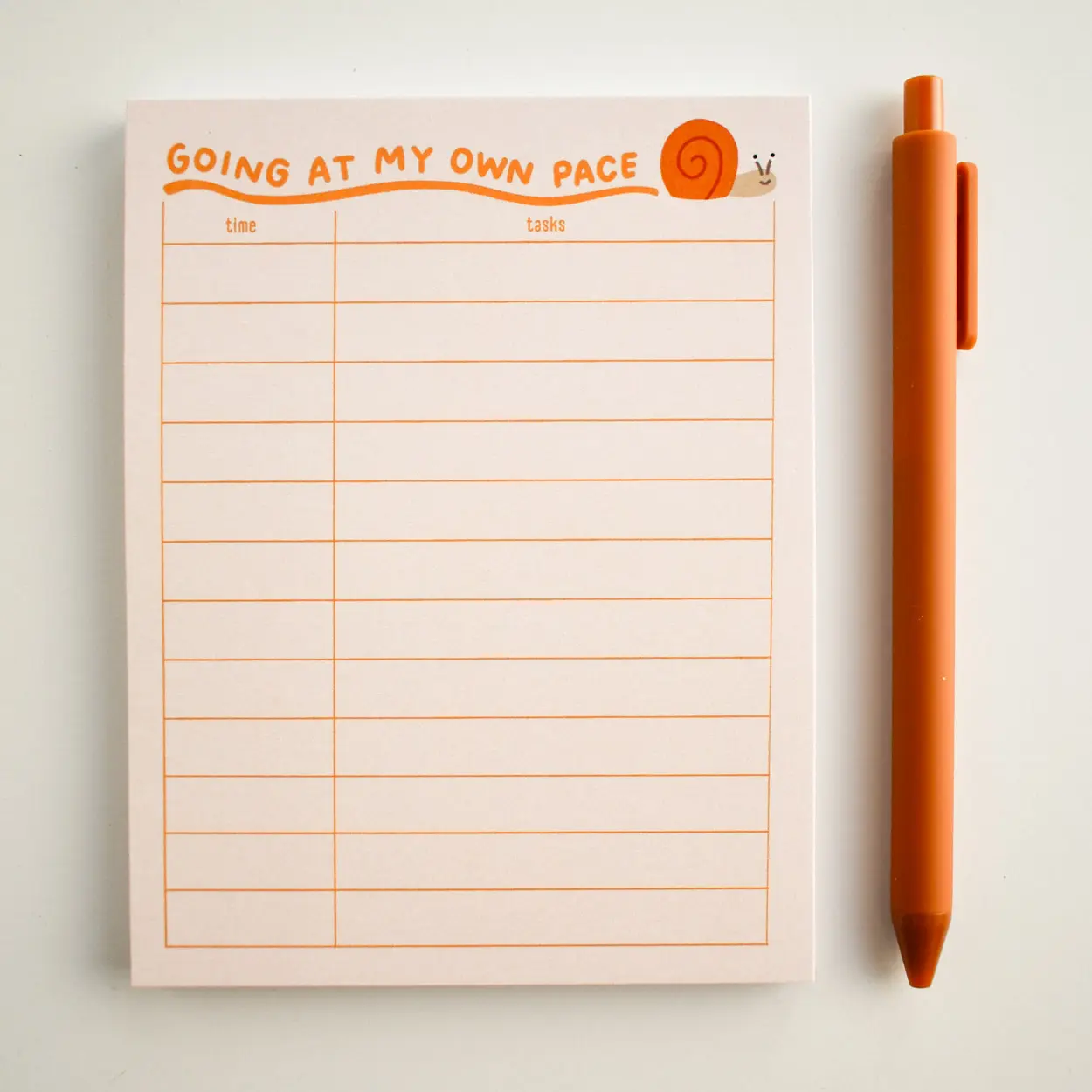Going At My Own Pace Snail Notepad Going At My Own Pace Snail Notepad