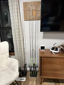 3 spot fishing pole holder