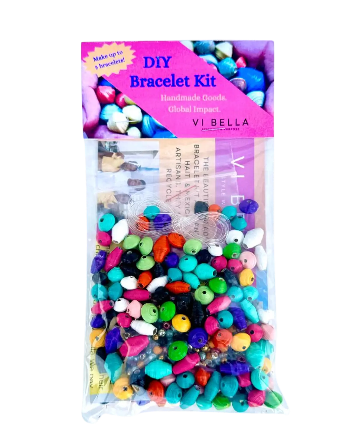 DIY Paper Bead Bracelet Kit