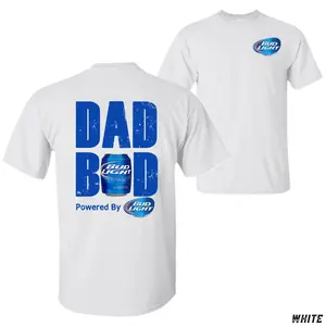 Bud Light T-Shirt, Perfect for Beer Lovers - Unisex, Relaxed Fit, Short Sleeve, Machine Washable -Boyfriend Gift
