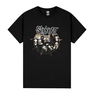 Vintage 2004 Slipknot T-Shirt Unisex Crewneck 100% US Cotton Soft Breathable Fabric for Daily Wear Gifts Special Occasions Eco-friendly Inks Vibrant Colors Menswear Top