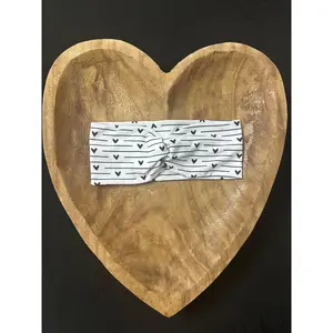 Little black hearts headband