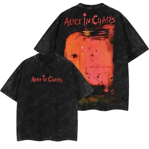 Retro Vintage Limited Edition Alice In Chains - Jar Of Flies Music Shirt 90S Y2k Heavy Metal Shirt, Unisex Oversize Rock Band Washed Heavyweight Unisex Oversized Rock Band Lightweight Washed Soft Cotton T-shirt, Gift for emo vintage shirts Man Menswear
