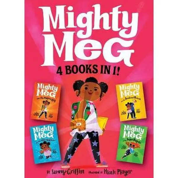 Used Hardcover Book - Mighty Meg: 4 Books in 1 Series by Griffin, Sammy - English, Friendship, Super Powers, Action, 0.94 lb - School & Educational Office Stationery Supply