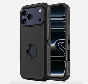 iPhone 17 Pro Max Black Ultra Hybrid Phone Case