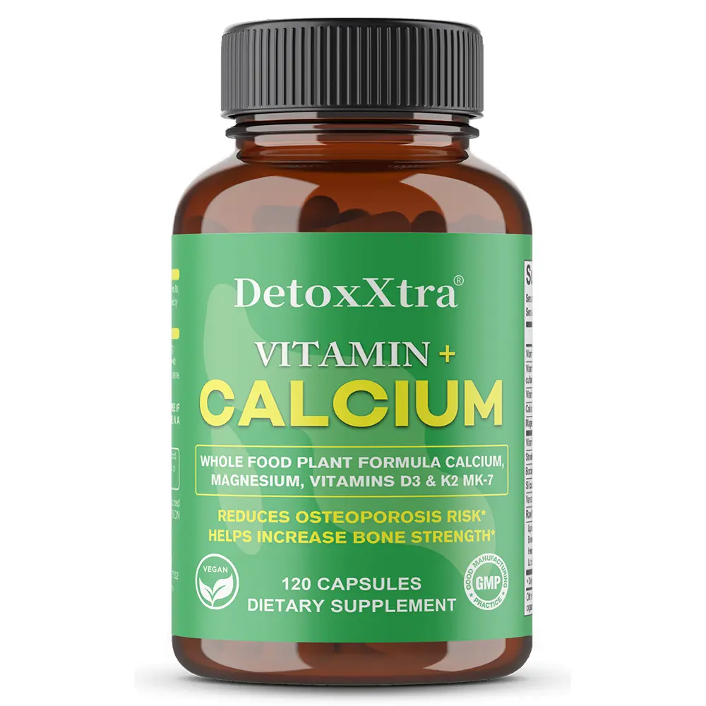 Calcium Health Supplement — Supports Bone and Gut Health (120 Capsules)