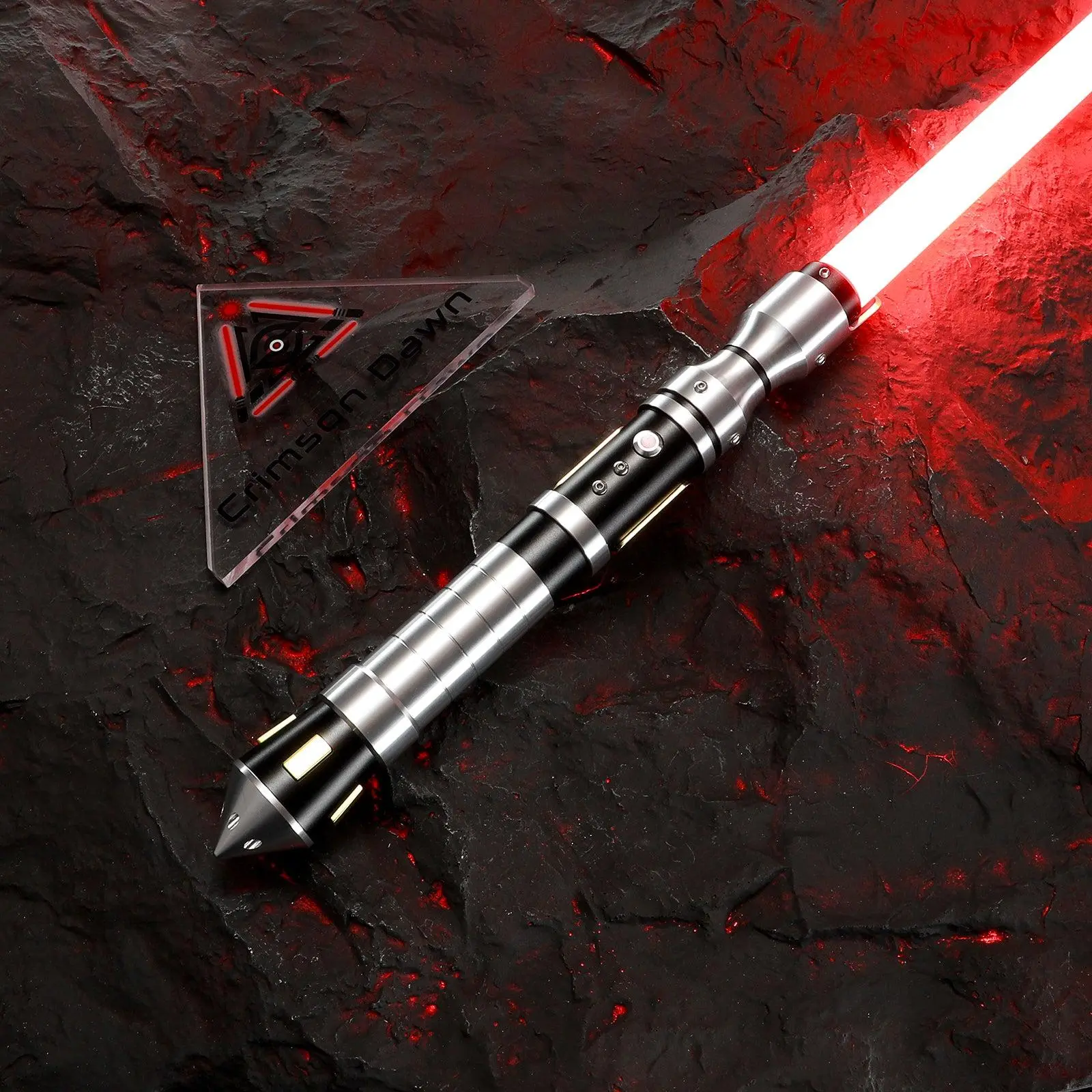 Crimson Dawn Arbiter Lightsaber – Custom Metal Hilt Dueling Saber