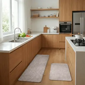 2-Piece Non-Slip Absorbent Mat Set | Perfect for Kitchen Sinks and Bathtubs | Quick-Drying | Simple and Stylish