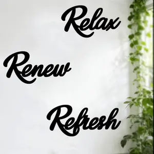 3 Piece Bathroom Decor Wooden Wall Art, Bohemian Country Style, Minimalist Design, Relaxing, Refreshing, Easy to Install, Bathroom Decoration Signs