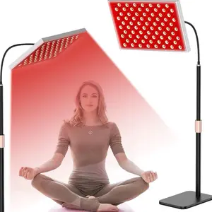 ZYLO Red Light Therapy Lamp for Face & Body 660nm Red 850nm Infrared LED Panel with Adjustable Stand for Pain Relief Skin Care Recovery
