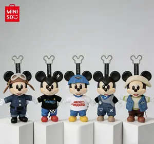 Disney Mickey OOTD Vinyl Plush Keychain, Cute Stuffed Bag Charm, Soft Collectible Accessory, Perfect Gift for Fans & Daily Use Easter