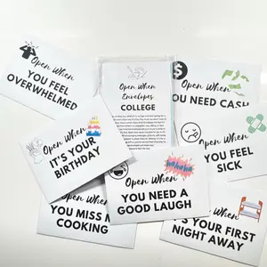 Open When College Envelopes