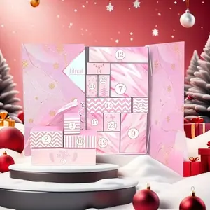 Magnetic Christmas Countdown Calendar, Advent Calendar, 24-Day & Tracker, Foldable Design, Perfect for Holidays, Weddings, Parties